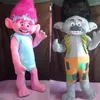 2021 High quality Pink and Grey Mascot Costume Halloween party activity Fancy Outfit322k