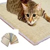 Sisal Cat Scratcher Board Scratching Post Mat Jouet pour Cataire Tour Escalade Arbre Pad Refroidissement Litière Tapis Chaise Longue Pet276N