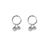 Boucles d'oreilles à tige 1 paire Version coréenne perle ronde pour femmes Simple géométrique circulaire personnalisé boucle d'oreille accessoires