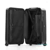 Designer - Valises Ventes directes d'usine Bleu Aluminium Luxe Carry Trolley Voyage sur roues Promotion Personnalisation privée