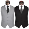 Men's Vests Fashion Suit Vest Men Formal Dress Herringbone Gilet Fitness Sleeveless Wedding Waistcoat S-4XL Chaleco Hombre