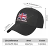 Ball Caps Baseball Cap Flaga Wielkiej Brytanii Cool Wielka Brytania UK Fani Wild Sun Shade Oight Regulowane Outdoor dla mężczyzn kobiety