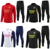 23 24 Arsen TrackSuit Soccer Jerseys PEPE SAKA Adulte Garçons Gunners Training Suit Odegaard Thomas Tierney Smith Rowe 2022 2023 Transport Hommes Enfants Kit Survêtement de football