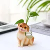 Jardinières Creative Miniature Modèle Animal Pots De Fleurs Plantes Vertes Titulaire Hydroponique Éléphant Pots De Fleurs Décoration De Bureau Figurines