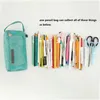 BRESCASES STORA KAPITAL PENCIL FALL KAWAII SKOLA PENSFALL Supplerar Pencil Storage Bag Studenter Pencilfodral Big Pen Box Pouch Stationery 230719