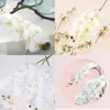 Decorative Flowers Artificial Real Touch Moth Orchid Butterfly Home Table Wedding Festival Decoration Fake Flower