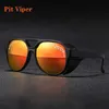 Cycle Viper Sonnenbrille Damen Sonnenbrille Herren Designer Mode SteamPunk Stil Polarisierte Brille Herren Damen Radfahren Sport UV400 Vintage Brillen 4QTDL