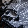 Rideau bohême noir géométrique haute qualité imprimé Floral occultant pour la maison salon baie vitrée gland tringle crochets de poche