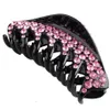 Strass colorati Big Hair Claw Women Shny Crystal Hairclips Copricapo Crysral Forcine Accessori Grip Clips Barrett280W