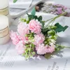 装飾的な花シルクハイディアジアジャンシは家の結婚式の装飾のために人工的です