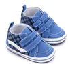 Newborn Baby Shoes Soft Sole Infant First Walkers Grid Footwear Classic Girls Boys Canvas Crib Shoes Sport Shoe