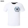 Phillip Plain Uomo designer PP Skull Diamond t shirt Manica corta Dollaro Orso bruno Marca tee O-Collo teschi di alta qualità TShirt tees top 2088