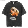 Erkek Tişörtler Genç Thug Thugger Grafik Vintage Tişörtlü Tişörtlü Erkek Hip Hop Punk Tees Erkek Kadın Moda Büyük Boyut Tişörtleri Sokak Giyim T230720