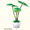 ブロックdiy bambusa multiplex potted plants多肉植物園芸庭の庭ロマンチックなビルディングブロックモデルレンガキッズセットキットToysR230720