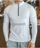 Tute da uomo T-shirt da corsa a compressione da uomo Fitness Camicia sportiva aderente a maniche lunghe Allenamento da jogging Palestra Abbigliamento sportivo Quick Dry J230720