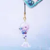 Honkai Star Rail Mobile Phone Straps Silver Wolf Pom-Pom Yanqing Qingque Acrylic Pendant Mobile Phone Accessories Anime Gifts L230619