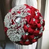 Fiori decorativi che vendono mazzi di damigella d'onore da sposa reali e bianchi Matrimonio