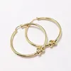 2021 Good Ear Rings Womens charm designer smycken guldörhängen studs hypoallergenic slips en knut koppar elektroplätering mode del267s