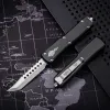Couteau Exocet haut de gamme 5,8 pouces 204P Chasseur de primes automatique en alliage d'aluminium CNC D2 lame Couteaux de portefeuille automatiques micro Mini LuDt Hawk TECH Couteaux de poche d'auto-défense