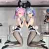 Anime Manga 29cm Re: Zero anime figure Rem Ram Bunny Girl Ver. PVC Action Figurine Statue Decorations Model Toys