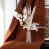 Suszone kwiaty naturalne pampas suszony kwiat eukaliptus liście boho impreza dekoracja ślubna puszysty królik królicz