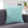 Solid Color Throw Pillow Coat Cushion Soffa Office midja ryggstöd 11254H