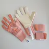 Gloves Sports 4MM Football Goalkeeper Gloves Thick Latex Grip Protection Adult Wrist Strap 230719