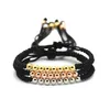 Hela 10st Lot 6mm Black String Anil Arjandas Mix Colors flätande macrame armband gåva mode smycken180z