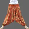 Pantaloni da donna Capris dance pantaloni thai harem donna uomo stampa hippy larghi pantaloni casual in lino di cotone pantaloni pantalon femme 230719