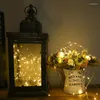 Cordes étanche mariage éclairage batterie LED fil de cuivre chaîne lumière télécommande décoration de noël fête vacances lampe