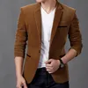 NUOVO Mens Fashion Blazer British's Style casual Slim Fit giacca uomo Blazer uomo cappotto Terno Masculino Plus Size 4XL300F