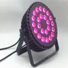 10 PZ LED Par 24x18W RGBWA UV 6in1 LED lamps for professional stage light RGBW 4in1 stage lighting washing lamp254y