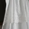 Curtain Pure White Half-curtain Cotton Embroidery Short Rod Pocket Coffee Openwork For Kitchen Door