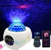 Veilleuses Lumière Galaxy Projecteur Avec Stéréo Bluetooth Haut-Parleur Étoiles Nébuleuse Océan Vague Lampe Pour Enfants Adultes Chambre/Fête