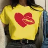 2021 NY LIP LOVE LOVE STINT STOR ROUNT NECK Kort ärm T-shirt