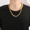 Nouveau mode carré Miami chaîne cubaine collier ras du cou pavé Bling strass Hip Hop collier 18 20 24 pouces Jewelry252A