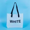 HBPPVC environment-friendly packing bag Transparent plastic tote bag White web celebrity shopping bag262c