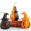 Halloween Decorations Light Up Pumpkin Lanterns for House Party Creepy Props Battery Operated KDJK2307