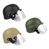 Outdoor Airsoft Shooting Helmet Head Protection Gear M88 Style Tactical ABS Helmet with Goggles NO01-054270e