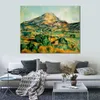 Abstract Canvas Art Mont Sainte-victoire 1895 Paul Cezanne Handgemaakte Olieverf Modern Decor Studio Appartement