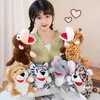 Puppets Stuffed Plush Animals Toys Hand Finger Story Puppet Kawaii Dolls Educational Baby Lion Elephant Bunny Monkey Children GIft 230719