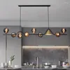 Lustres Moderne Led Lustre Plafond Lustre Boule De Verre Cuisine Salle À Manger Pendentif Luminaire Décor À La Maison Intérieur Lampe Suspendue Éclairage