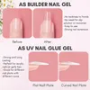 Nail Treatments Makartt Solid Builder nail gel 15ML 4-in-1 nail extension gel UV nail glue used for acrylic nail gel 3D nail sculpture 230718