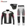 Riding Tribe Motorcycle Waterproof Jackets Suits Trousers Jacket for All Season Black Reflect Racing Winter clothing and Pants2243
