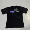 Designer de luxe Mens T-shirt marque t-shirt Vêtements Spray Lettre à manches courtes marée d'été hommes et femmes tee EUR taille S-XL