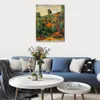 Abstract Canvas Art Bibemus Quarry Paul Cezanne Painting Handmade Modern Decor for Entryway