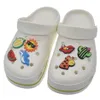 10pcs lot Boys Girls Cute PVC Shoe Charms Decorations Accessories Animals cartoon JIBZ For Croc Kids Gift211r