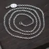 S925 sterling zilveren ketting kralen ketting gepersonaliseerde klassieke sieraden lange trui ketting paar modellen sturen lover's gift289c