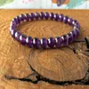 MG0329 Natürliches Amethyst-Lila-Kristall-Armband für Frauen, Stressabbau, Yoga-Armband, Heilung für alle Chakren, Armband 333o