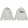 Amirri Homme Hooded Hoodies Mens Fashion Sweatshirts Sportswear Clothing High Street Print